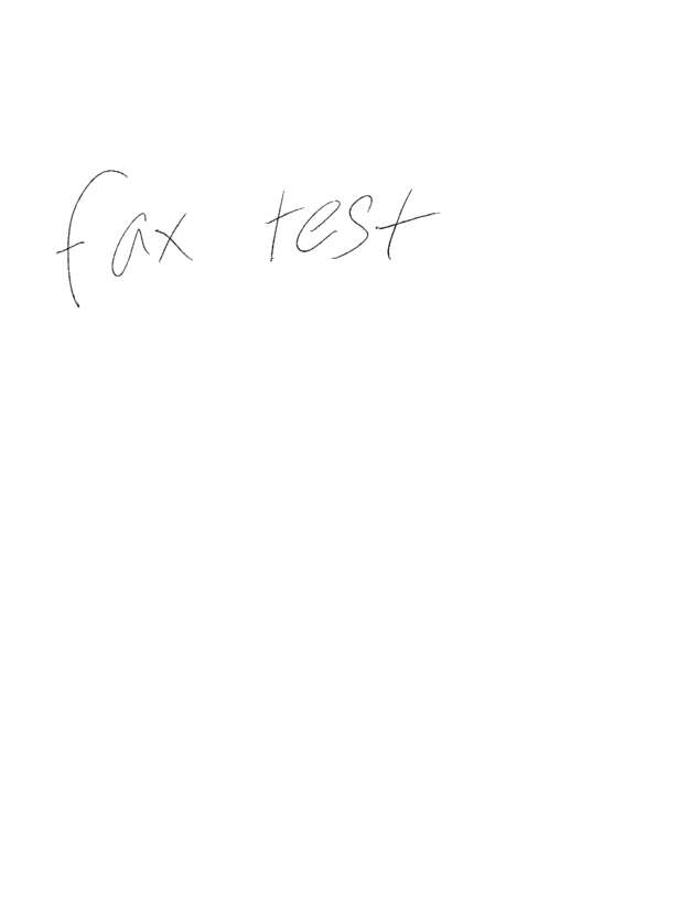 Fax page