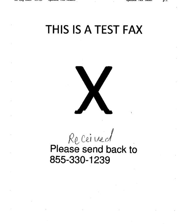 fax page