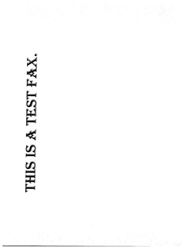 Fax page