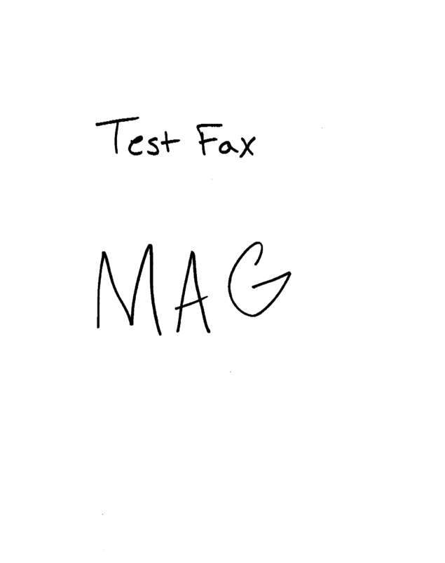 fax page