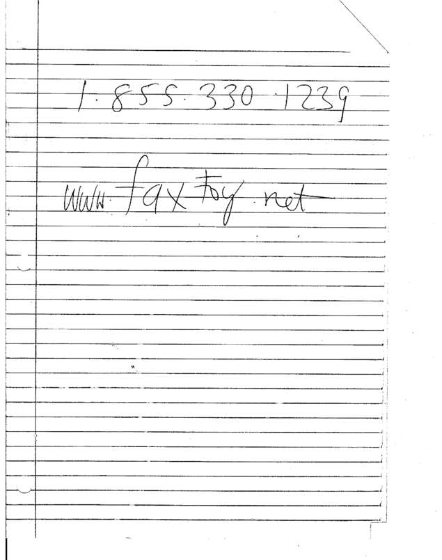 fax page