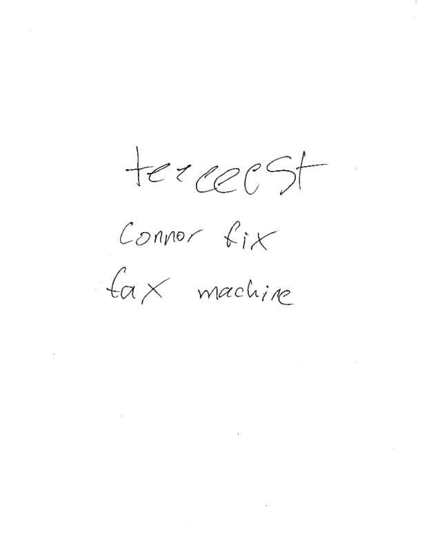fax page