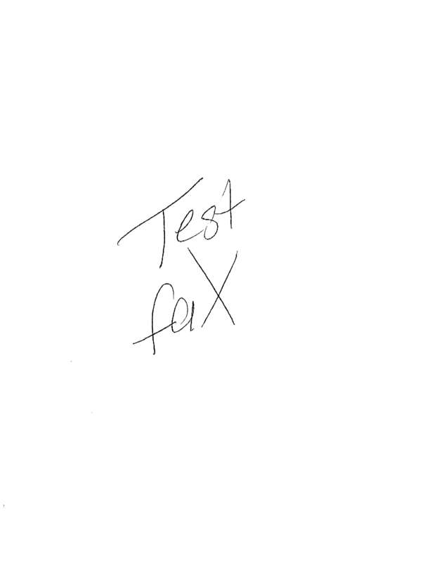 fax page