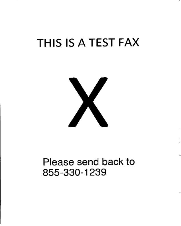 fax page