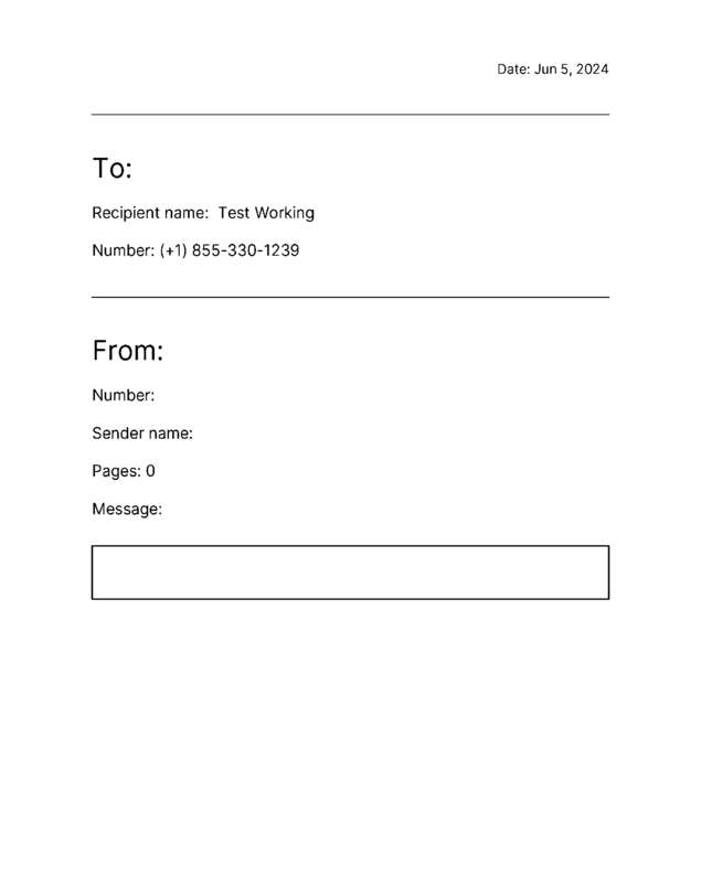 fax page