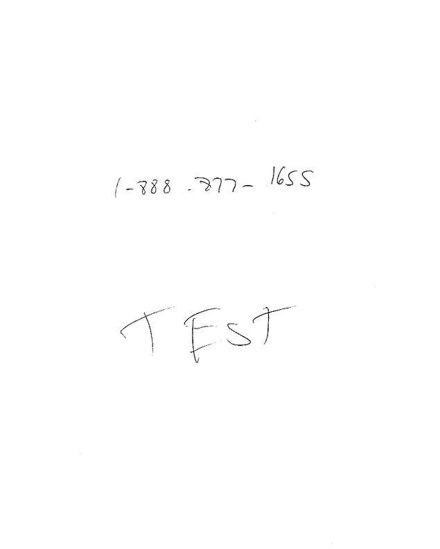Fax page