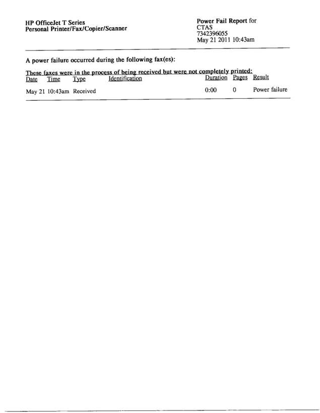 Fax page