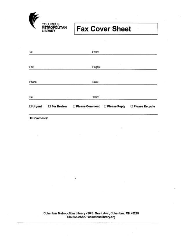 fax page