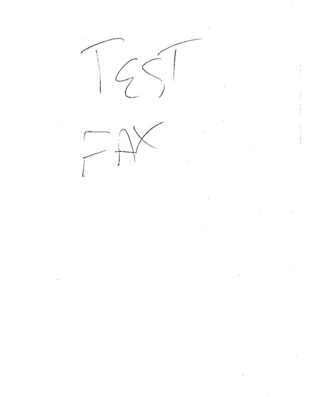 Fax page