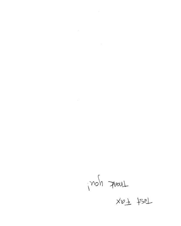 Fax page