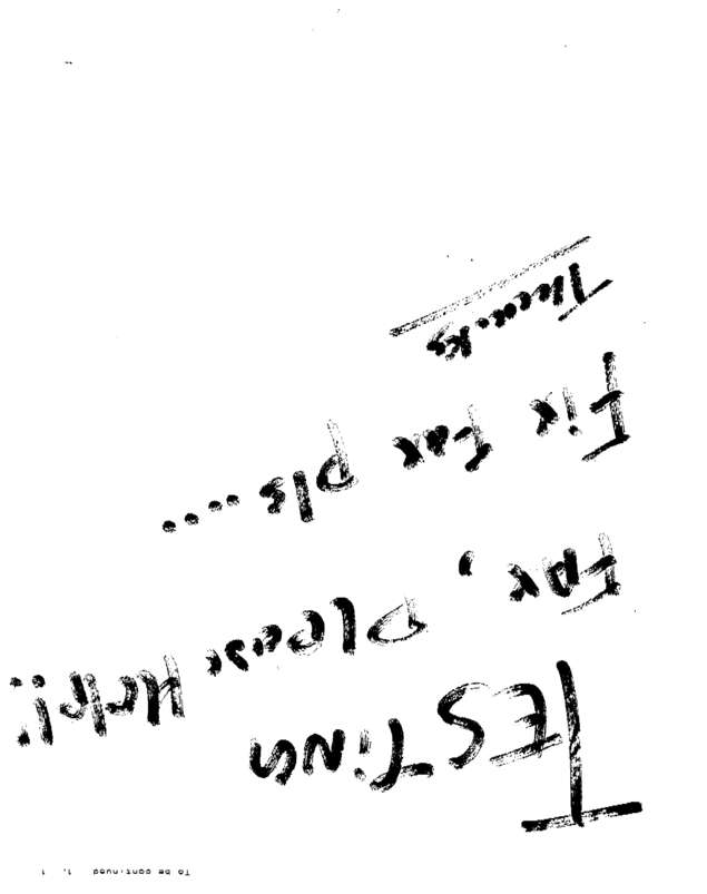 Fax page