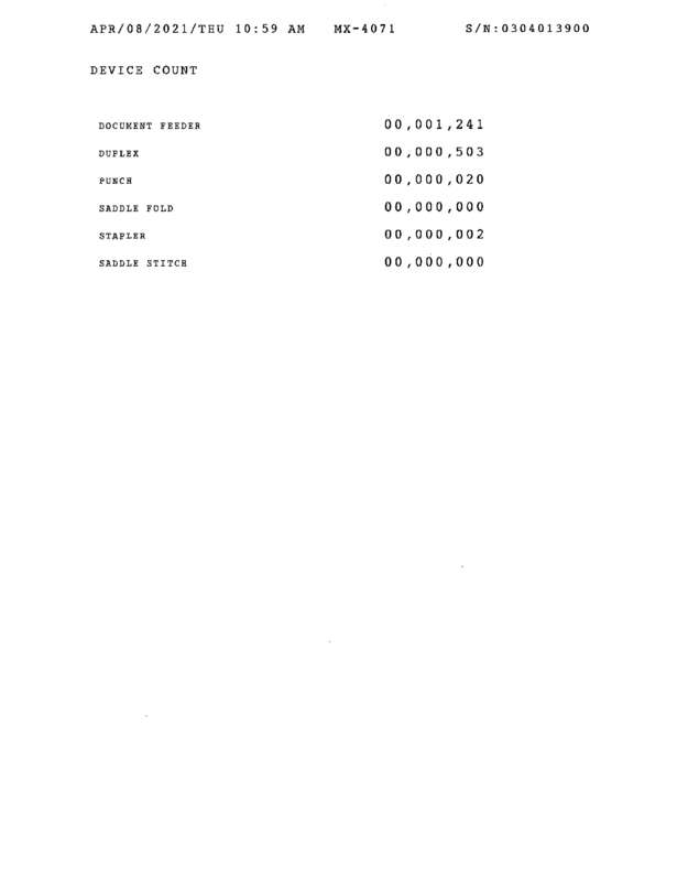 Fax page