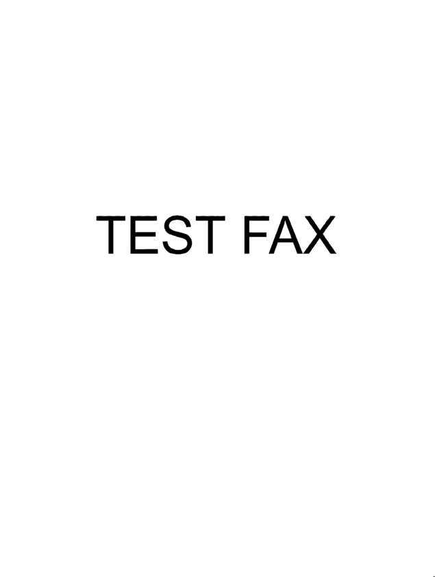 fax page