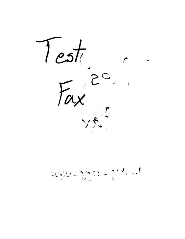 Fax page