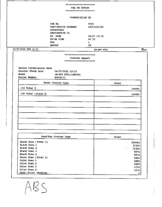 fax page
