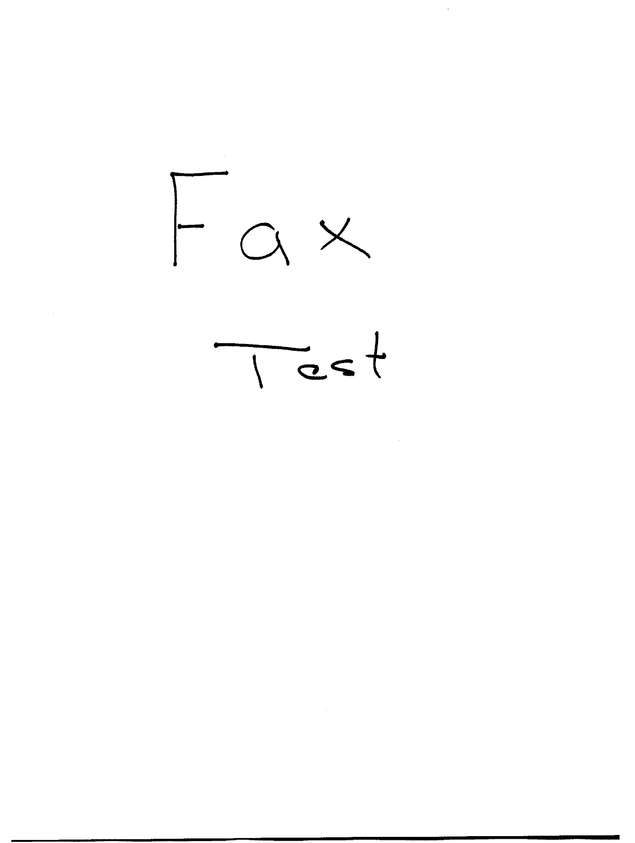 Fax page
