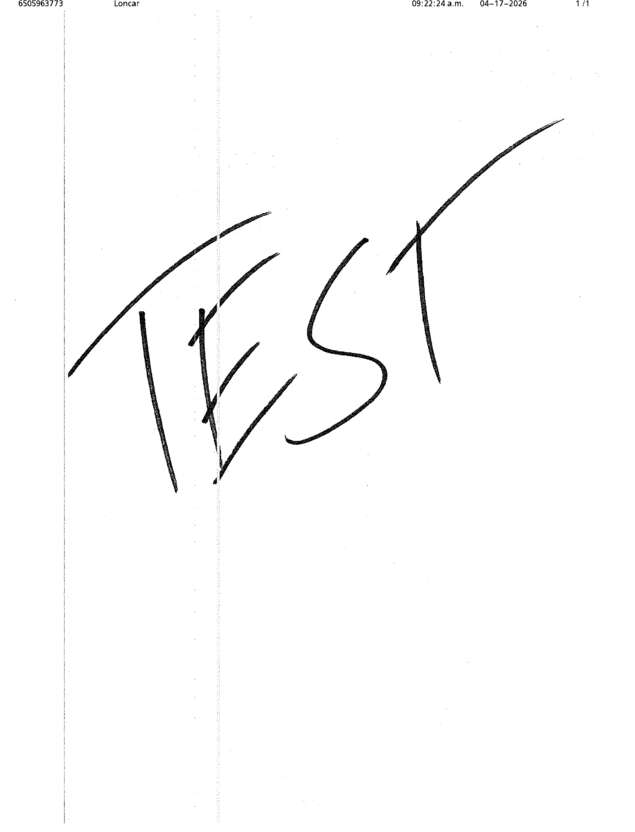 fax page