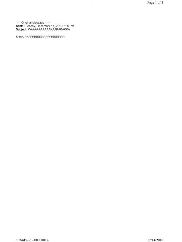 Fax page