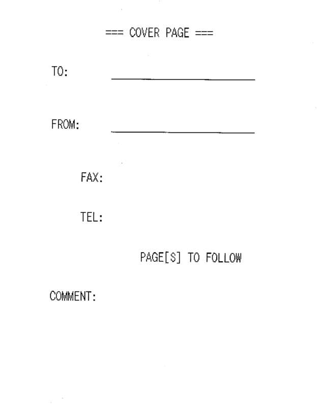 fax page