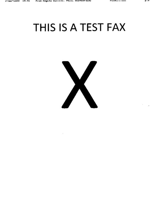 fax page