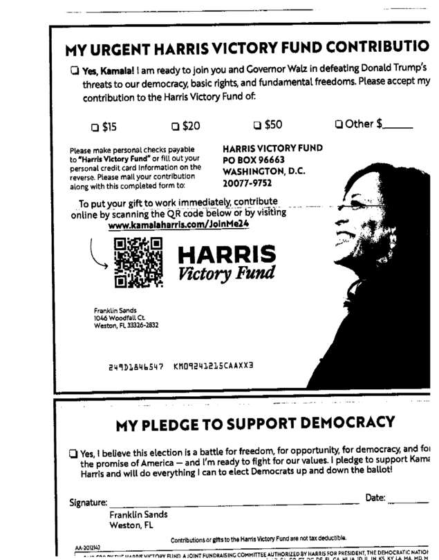 Fax page
