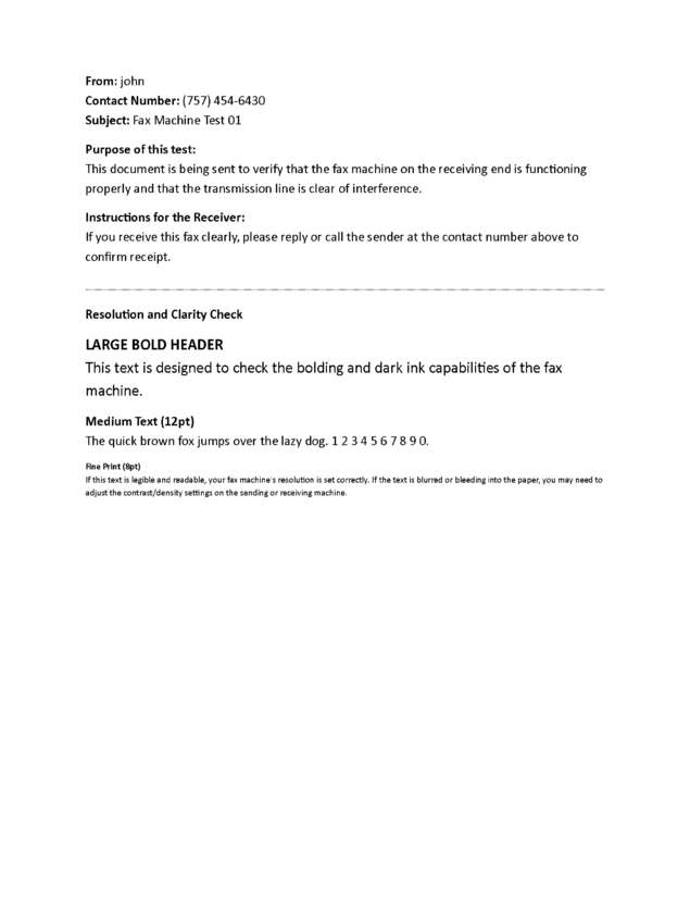 fax page