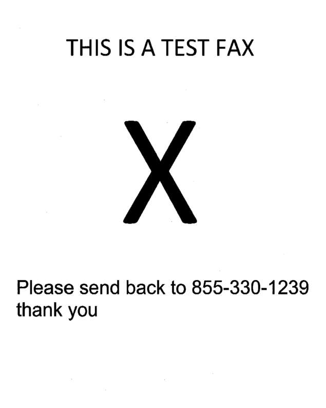 fax page