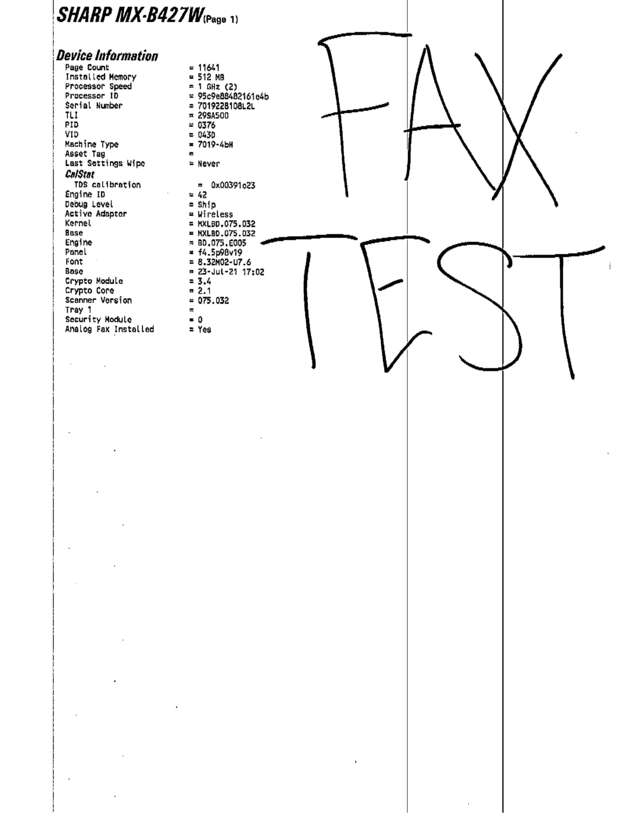 fax page