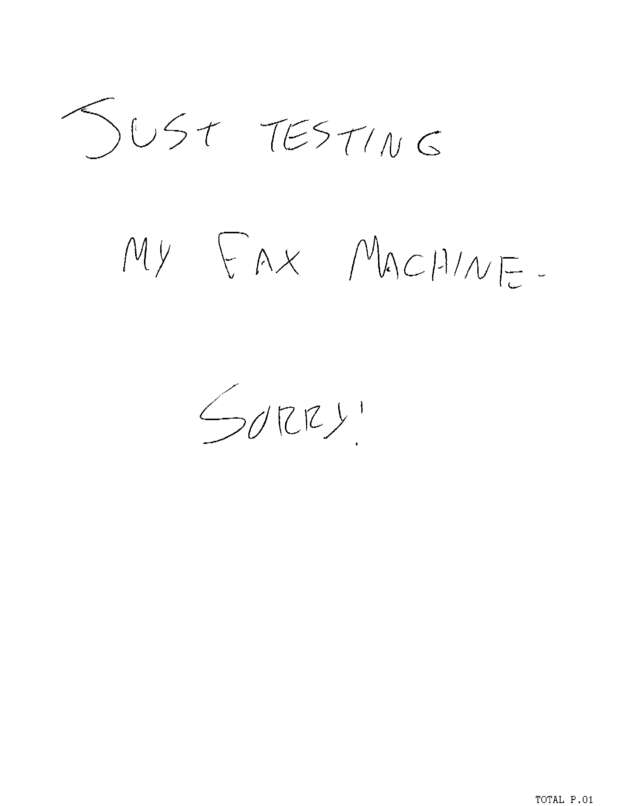 fax page