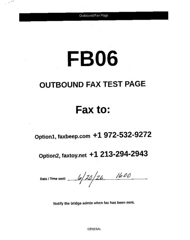 fax page