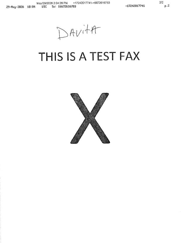 fax page
