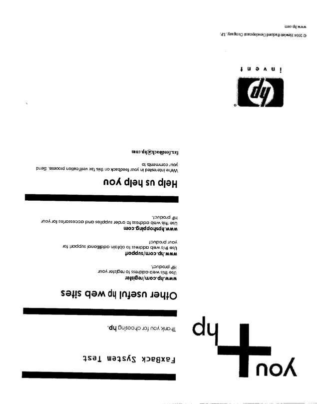 Fax page