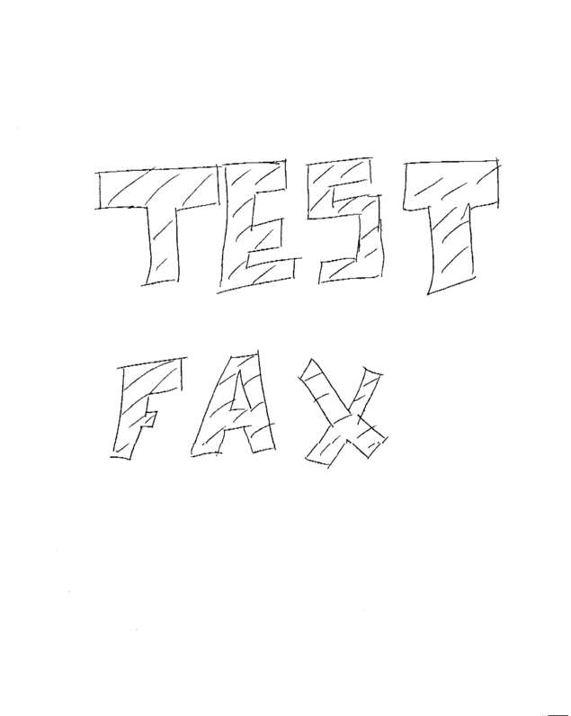 Fax page