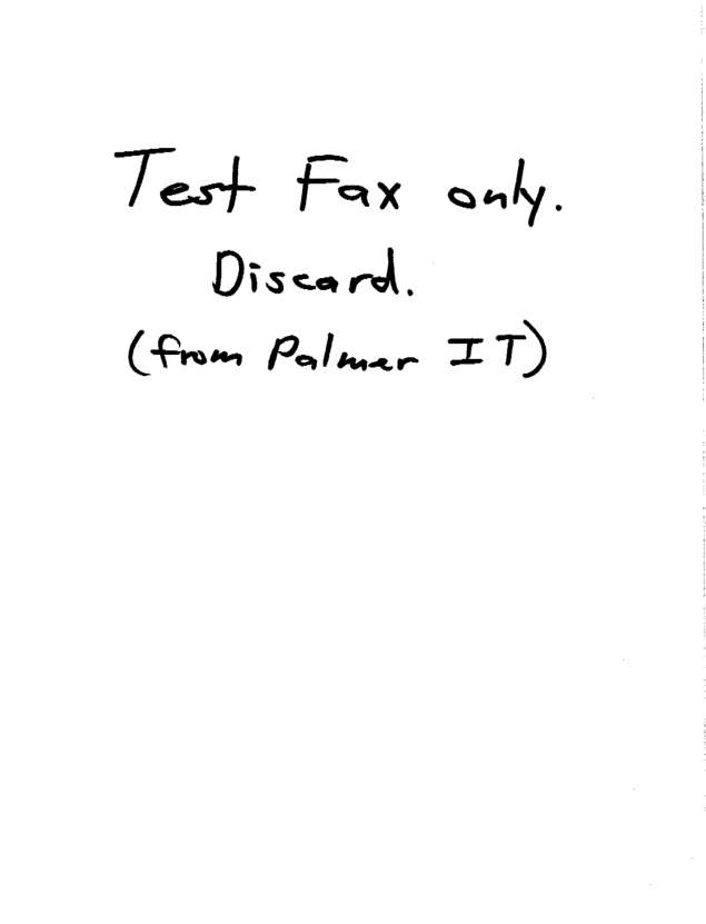 Fax page