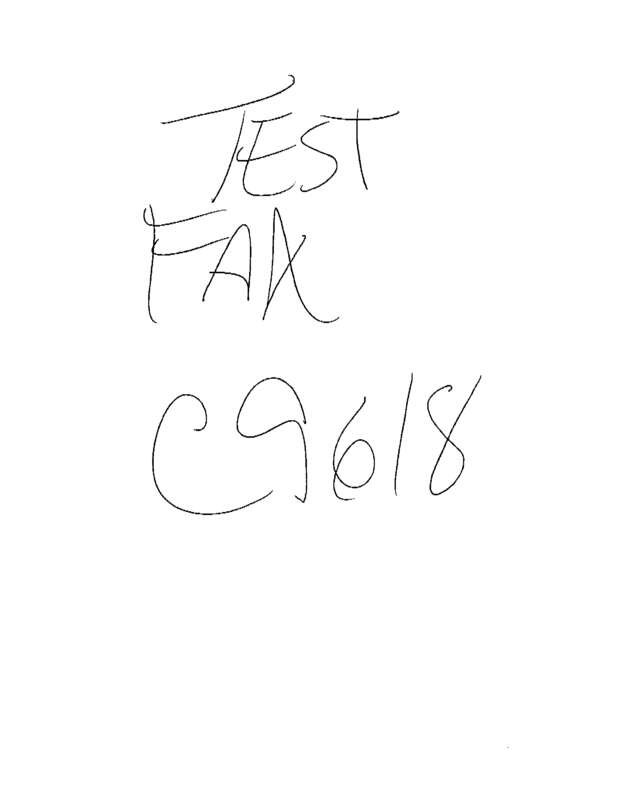 Fax page