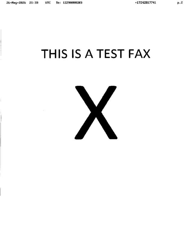 fax page