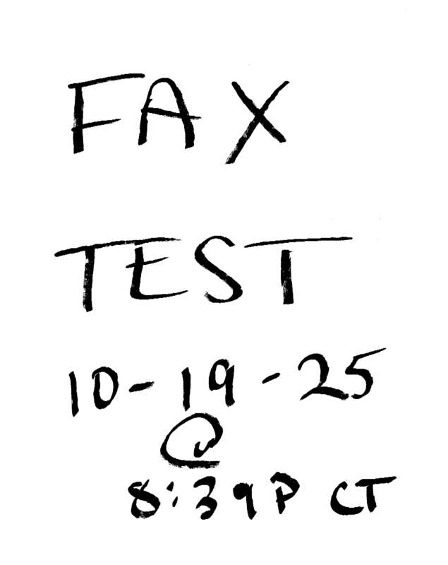 fax page