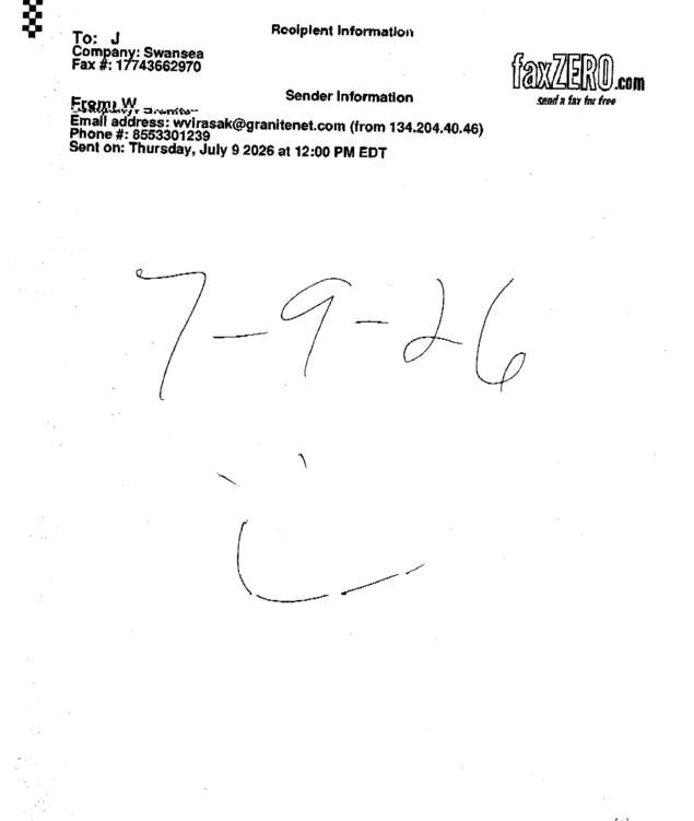 fax page