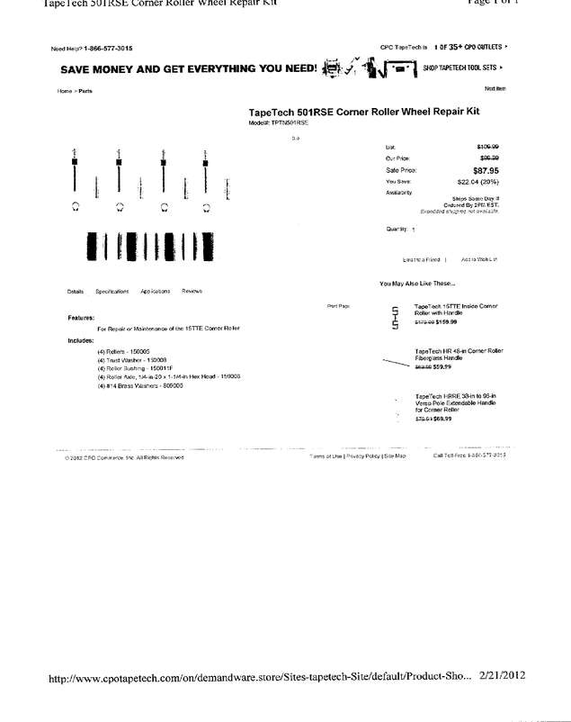 Fax page