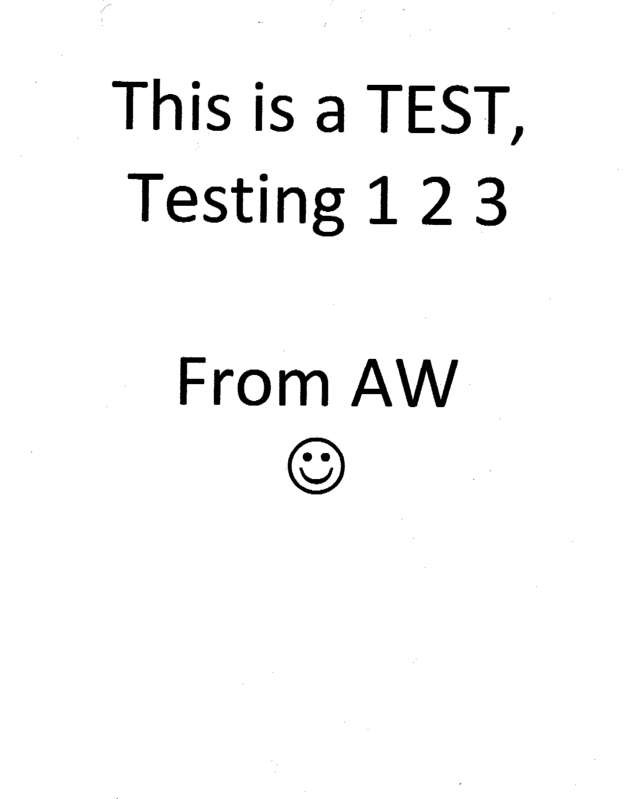 Fax page