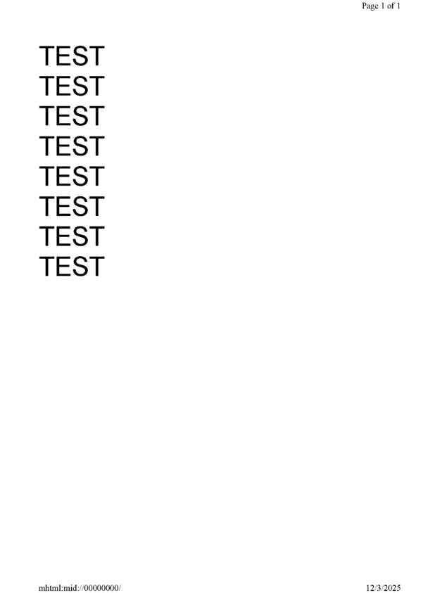 Fax page
