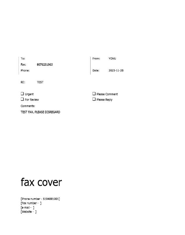 fax page