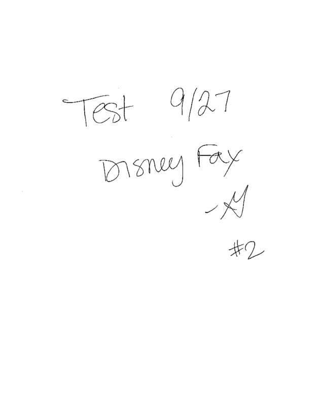 Fax page
