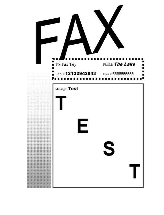 fax page