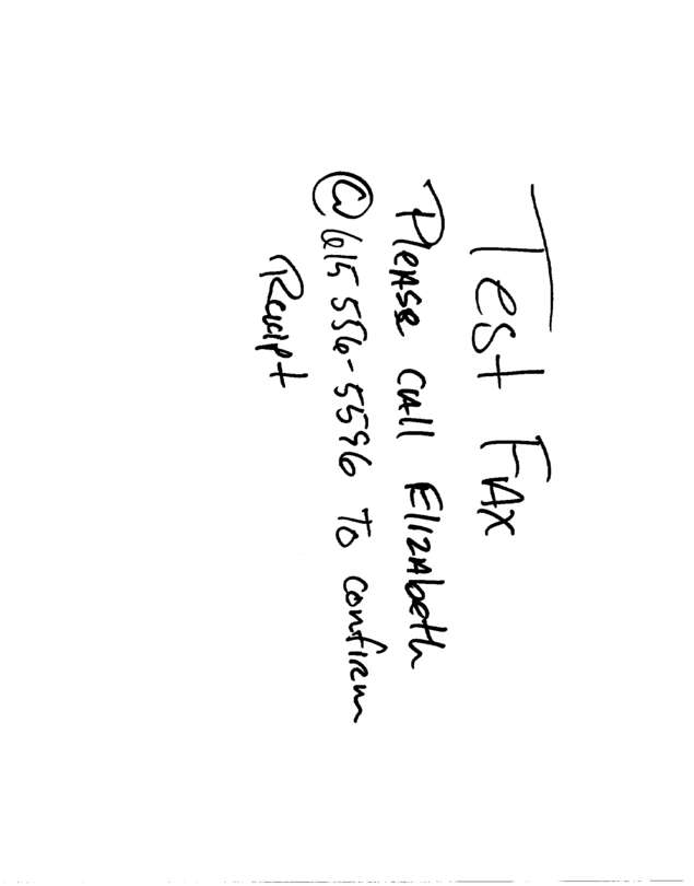 Fax page