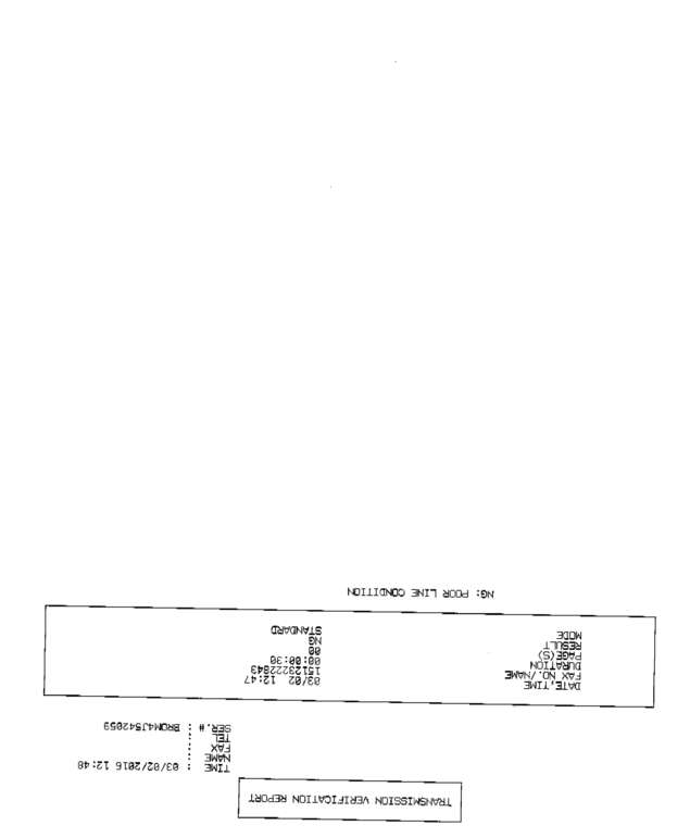 Fax page