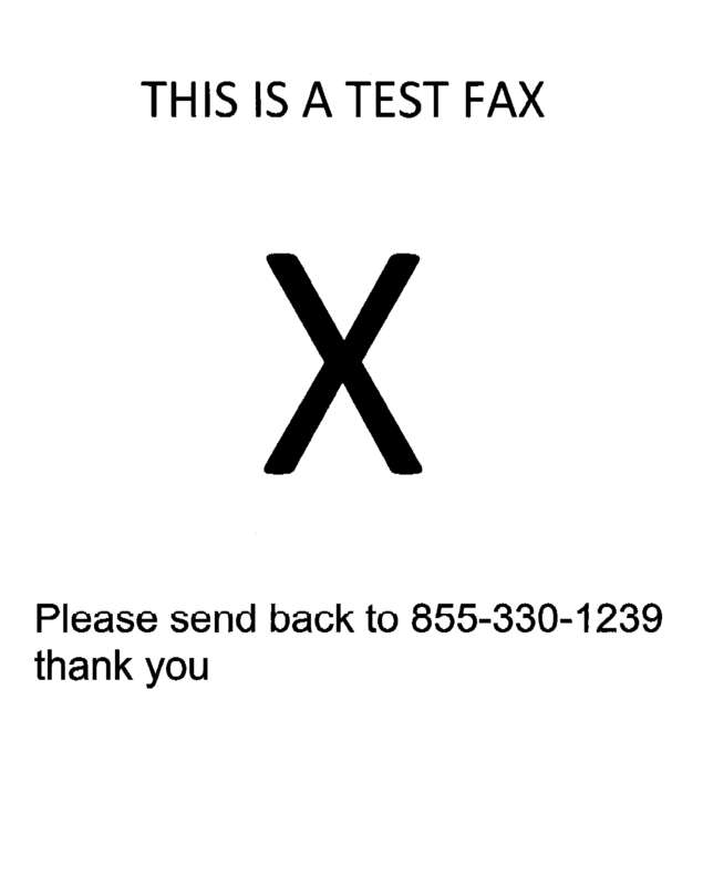 fax page
