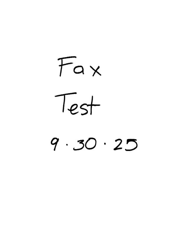 fax page