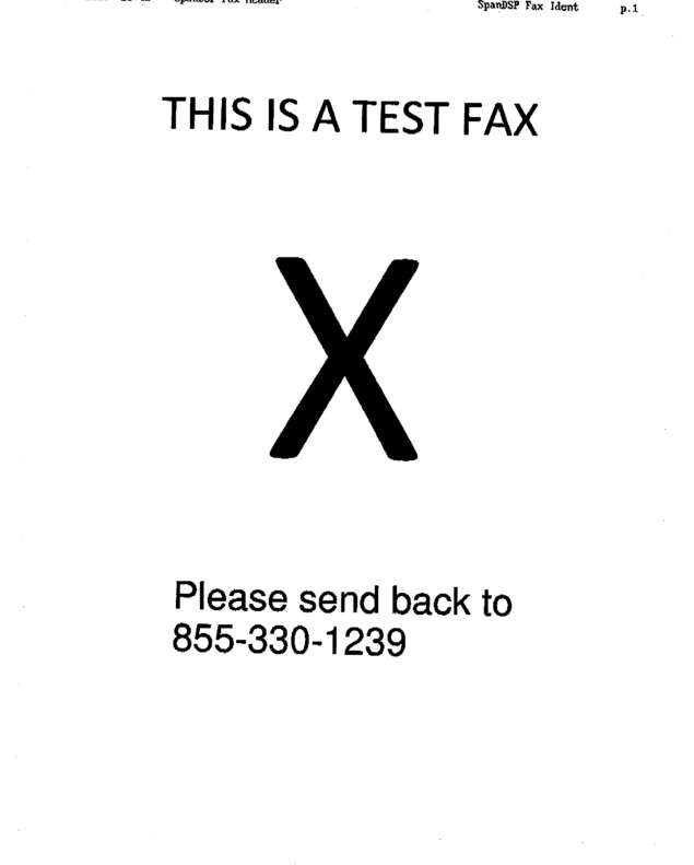 fax page