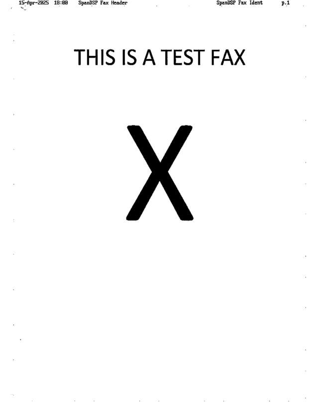 fax page